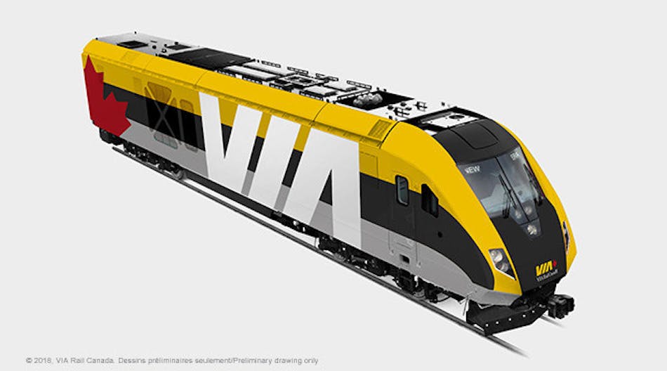 Siemens Canada will begin delivering the new trainsets in 2022 for VIA Rail&apos;s Qu&eacute;bec-City Windsor Corridor.