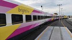 The Brightline corridor was completed in two phases. The Brightline corridor was completed in two phases.