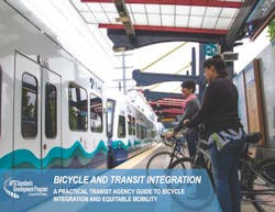 The guide provides tactical guidance designed to help transit agencies think through the complete spectrum of related issues including bicycle parking at transit facilities, bicycles onboard transit vehicles, safe routes to transit, integration of bike share, demand management, customer empowerment and other subjects The guide provides tactical guidance designed to help transit agencies think through the complete spectrum of related issues including bicycle parking at transit facilities, bicycles onboard transit vehicles, safe routes to transit, integration of bike share, demand management, customer empowerment and other subjects