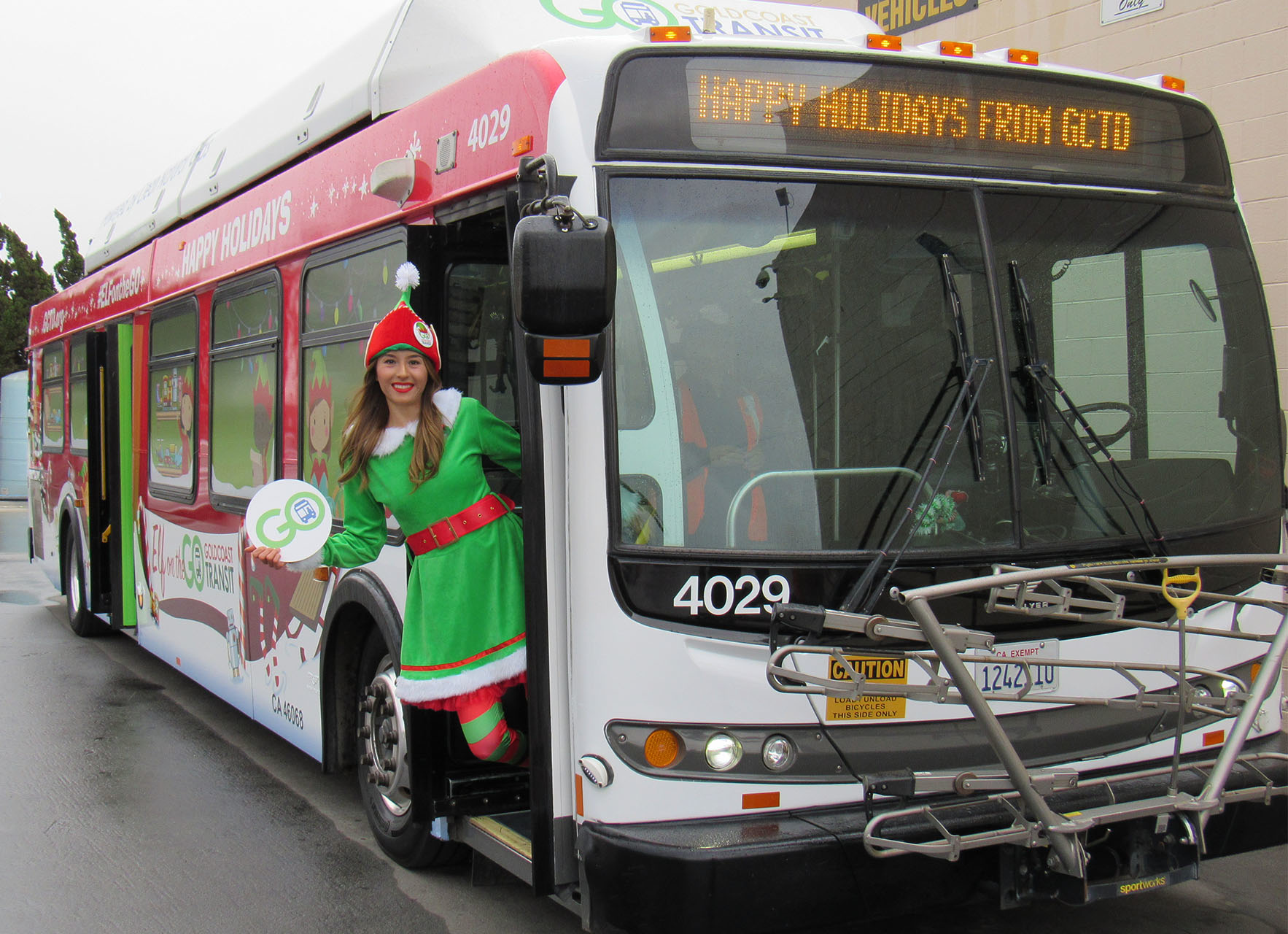 Gold Coast Transit District has announced the third annual appearance of its popular &ldquo;Elf on the GO&rdquo;.