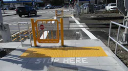 Caltrain performed safety enhancements at 15 crossing locations.