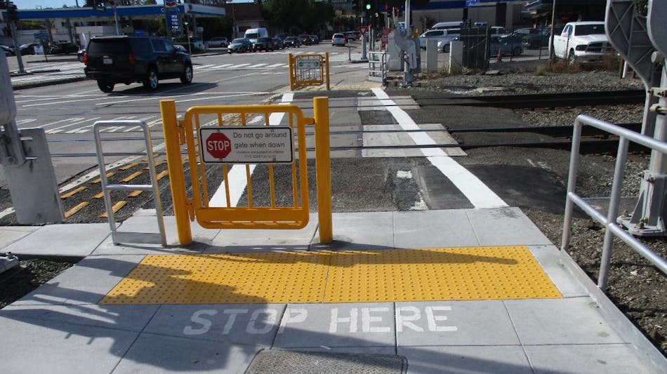 Caltrain performed safety enhancements at 15 crossing locations.