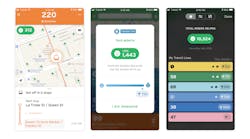 The Transit App being used in Canada and elsewhere The Transit App being used in Canada and elsewhere