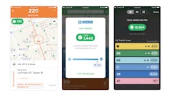 The Transit App being used in Canada and elsewhere