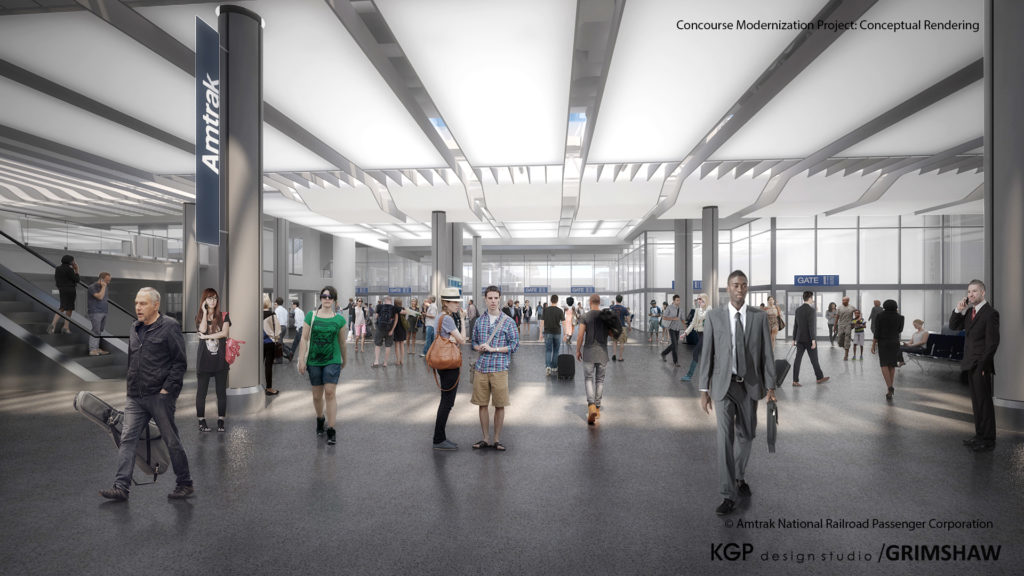 Amtrak will expand the concourse to double its capacity, which will alleviate congestion and enhance customer comfort and accessibility.