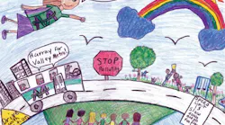 The Best of Show Winner Nina P. for Valley Metro's Transit Education Calendar.