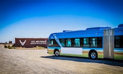 The Antelope Valley Transit Authority will begin bus service to Edwards Air Force Base on Tuesday, January 22nd. The Antelope Valley Transit Authority will begin bus service to Edwards Air Force Base on Tuesday, January 22nd.