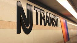 Njt Ransit Logo On Wall Credit Nj Transit