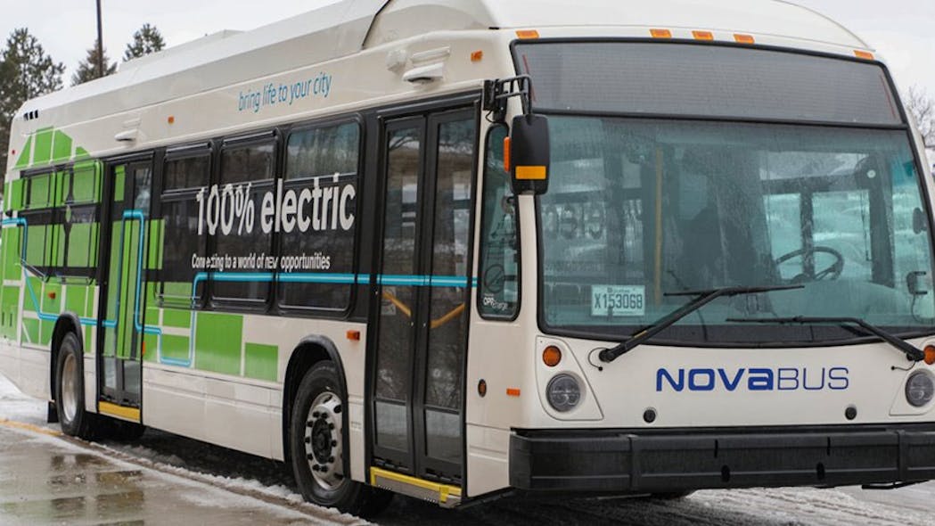 Nova Bus Electric Credit York Region