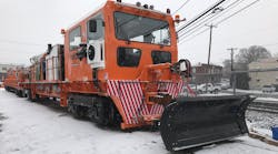 The Rail Maintenance Vehicle is one of two pieces of equipment purchased by SEPTA to help fight winter weather.