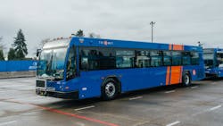 TriMet will incorporate 64 new Gillig 3900-Series buses into its fleet in 2019 with a new color scheme. TriMet will incorporate 64 new Gillig 3900-Series buses into its fleet in 2019 with a new color scheme.