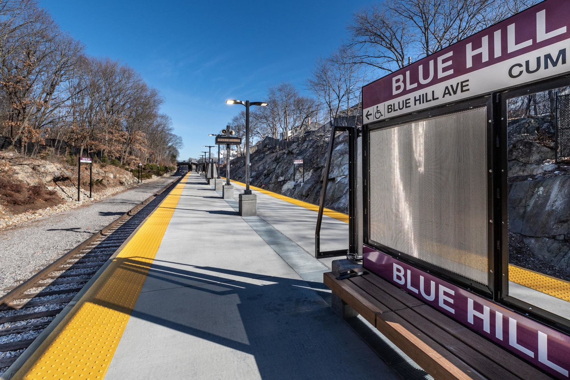 The MBTA has announced that the brand new Blue Hill Avenue Station will open to Fairmount Line customers at the start of service on Monday, February 25, 2019.