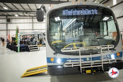 State and local officials gathered Feb. 21 to celebrate the GTA's new electric bus fleet. State and local officials gathered Feb. 21 to celebrate the GTA's new electric bus fleet.