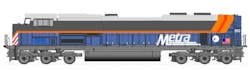 A rendering of the existing EMD SD70MAC freight locomotive which will receive the EMD SD70MACH designation when altered for passenger use. A rendering of the existing EMD SD70MAC freight locomotive which will receive the EMD SD70MACH designation when altered for passenger use.