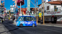 Introducing autonomous vehicle pilots to Las Vegas has offered expanded services to high traffic areas.