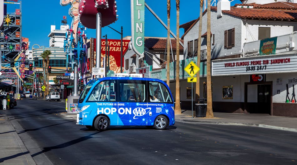 Introducing autonomous vehicle pilots to Las Vegas has offered expanded services to high traffic areas.