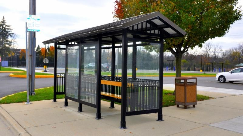 Enhancing its reputation as 'The Comfortable Corner of the North Shore', the Village of Northfield IL recently added four custom bus shelters by Duo-Gard.