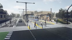 A rendering of the Alex Decoteau stop. A rendering of the Alex Decoteau stop.