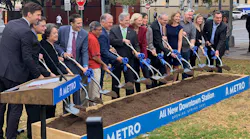 Transit, state and local officials joined in the Downtown Station groundbreaking ceremony held on March 25, 2019.
