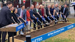 Transit, state and local officials joined in the Downtown Station groundbreaking ceremony held on March 25, 2019. Transit, state and local officials joined in the Downtown Station groundbreaking ceremony held on March 25, 2019.