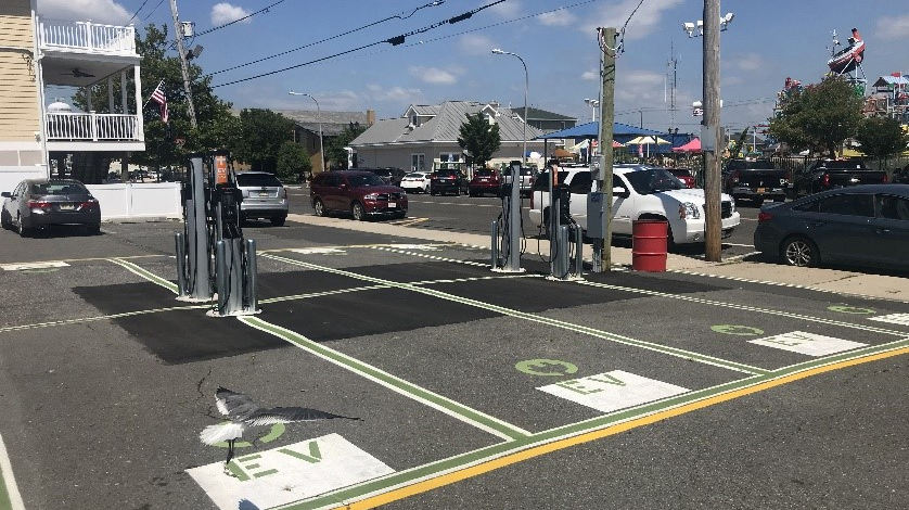 Approximately 827 charging outlets will be added at 533 charging stations, including some at NJ Transit commuter rail stations.