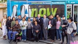 The on-demand pilot program began March 11 and provides service to the Del Rey, Venice, Mar Vista and Palms neighborhoods.