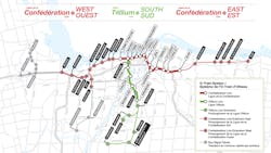 At full build out, Stage 2 LRT will add more than 27 miles of light rail to the existing O-Train network. At full build out, Stage 2 LRT will add more than 27 miles of light rail to the existing O-Train network.