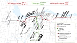 At full build out, Stage 2 LRT will add more than 27 miles of light rail to the existing O-Train network.