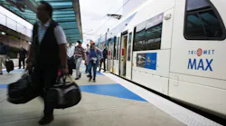 Red Line at Portland airport.