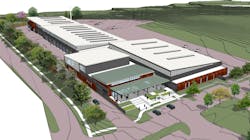 A rendering of the Madison Nakoosa Trail Fleet, Fire and Radio Shops in Madison, Wis. A rendering of the Madison Nakoosa Trail Fleet, Fire and Radio Shops in Madison, Wis.