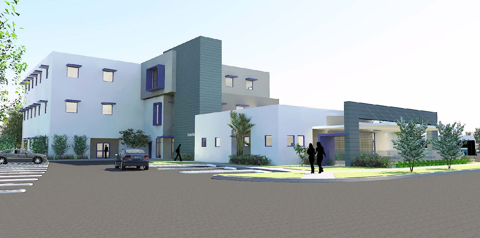 Rendering of the Palm Tran South County Facility.