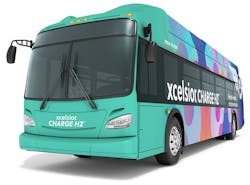 New Flyer of America Inc. and New Flyer Industries Canada ULC unveiled the Xcelsior CHARGE H2.