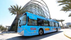 Anaheim Resort Transportation bus. Anaheim Resort Transportation bus.