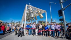 Officials Cut Ribbon To New Light Rail Extension At Gilbert Rd Mesa Valley Metro
