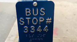 Customers with visual impairments can more easily navigate the Greater Richmond Transit Company’s system with newly installed Braille bus stop sign markers this month.