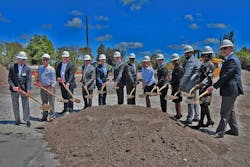 From L to R: Morganti Vice President of Operations Stephen Sines, Boynton Beach Mayor Steven Grant, Delray Beach City Commissioner Bill Bathurst, Palm Beach County Assistant Administrator Todd Bonlarron, Delray Beach City Commissioner Ryan Boylston, Palm Beach County Commissioner Robert Weinroth, Palm Beach County Mayor Mack Bernard, Delray Beach Mayor Shelly Petrolia, Palm Beach County Commissioner Gregg Weiss, Palm Beach County Administrator Verdenia Baker, Palm Tran Executive Director Clinton B. Forbes, Palm Tran Service Board Chair Carmencita Mitchell and Morganti President Nabil Takla. From L to R: Morganti Vice President of Operations Stephen Sines, Boynton Beach Mayor Steven Grant, Delray Beach City Commissioner Bill Bathurst, Palm Beach County Assistant Administrator Todd Bonlarron, Delray Beach City Commissioner Ryan Boylston, Palm Beach County Commissioner Robert Weinroth, Palm Beach County Mayor Mack Bernard, Delray Beach Mayor Shelly Petrolia, Palm Beach County Commissioner Gregg Weiss, Palm Beach County Administrator Verdenia Baker, Palm Tran Executive Director Clinton B. Forbes, Palm Tran Service Board Chair Carmencita Mitchell and Morganti President Nabil Takla.