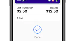 I Phone W Hop Last Transaction Credit Tri Met