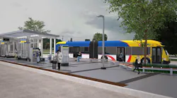 A rendering of the Orange Line BRT.