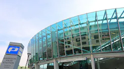The Harrison PATH Station.