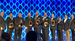 The team from San Francisco Bay Area Rapid Transit accepting their award.