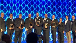 The team from San Francisco Bay Area Rapid Transit accepting their award. The team from San Francisco Bay Area Rapid Transit accepting their award.