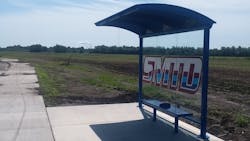 The new shelter at SMTD's Junction Circle. The new shelter at SMTD's Junction Circle.