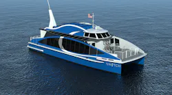 Zero-emission maritime vessel powered by hydrogen fuel cell