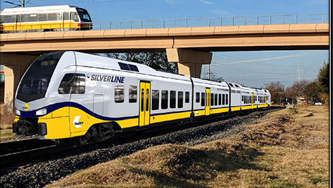 Renderings of the newly named Silver Line.