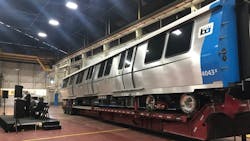 What used to be a 3,600-mile journey home to the Bay Area, will now be a quick 50 miles for BART's new fleet. What used to be a 3,600-mile journey home to the Bay Area, will now be a quick 50 miles for BART's new fleet.