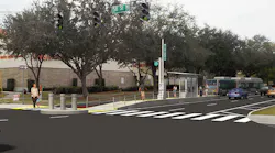 A rendering of what a stop on the proposed BRT route could look like.