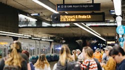 Real-time train information is live at Link stations from Westlake to Angle Lake.