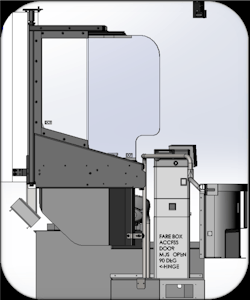 A rendering of the new safety barriers. A rendering of the new safety barriers.