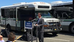 BC Transit&rsquo;s Vice President of Asset Management Aaron Lamb detailing the transit provider&apos;s plan to transition its fleet to all electric power.