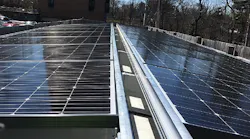 Chestnut Hill West Interlocking - Prototype Solar Panels Installed on Existing Signal House